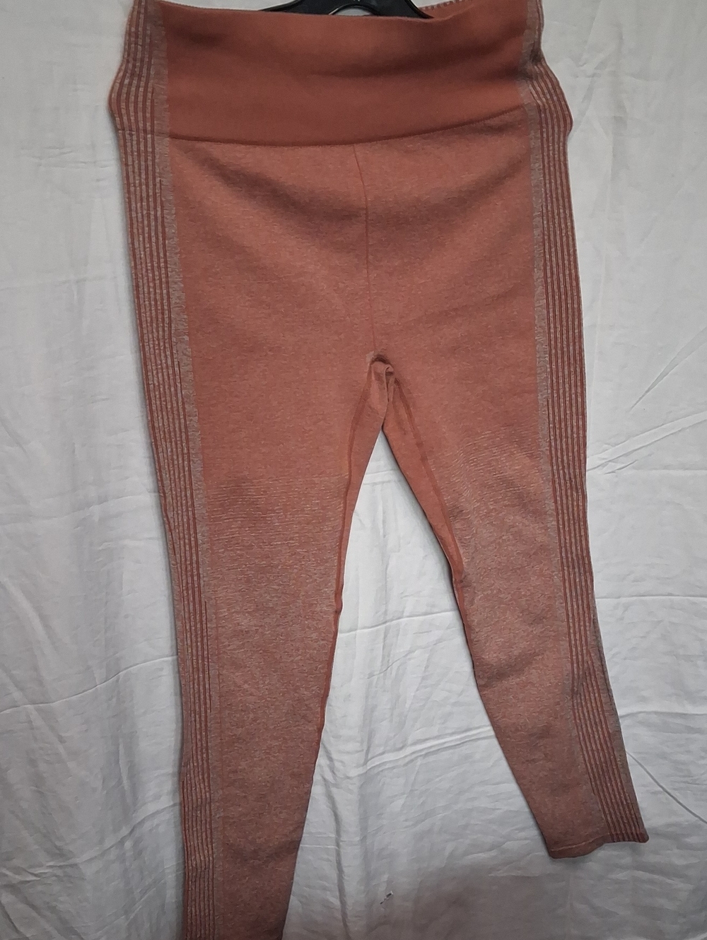Fabletics High-Waist Seamless Leggings in Rust